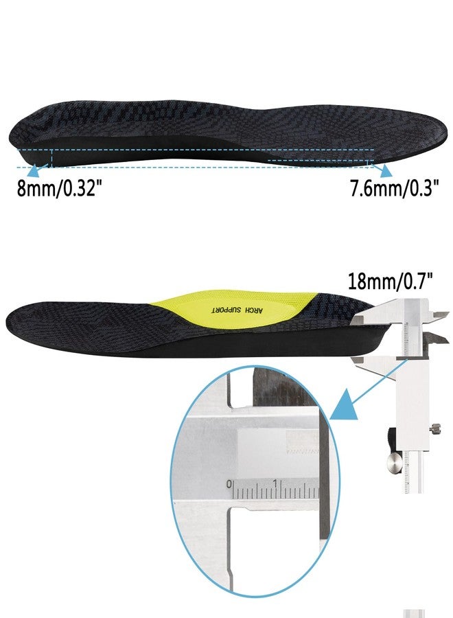 Endoto Memory Foam Insoles for Skechers Shoes, Replacement Breathable Inserts for Men with Extra Cushioned Arch Support to Absorb Shock & Relieve Foot Pain(US Size:M12.5-47 EU) - Image 2